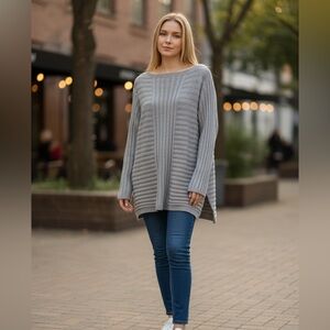 Lands' End Women's Gray Sweater Size 6-8